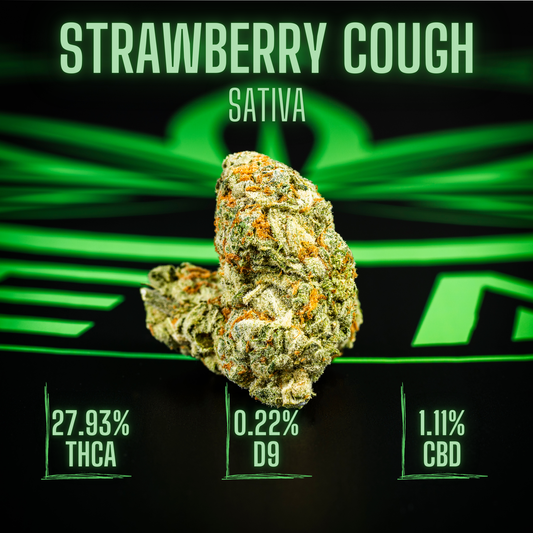 Legal Leaf Exotic THCA Flower: Strawberry Cough