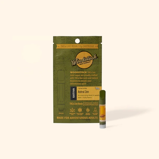 Woodstock Hemp Company THCa Liquid Diamond Live Resin 1.0g Cartridge