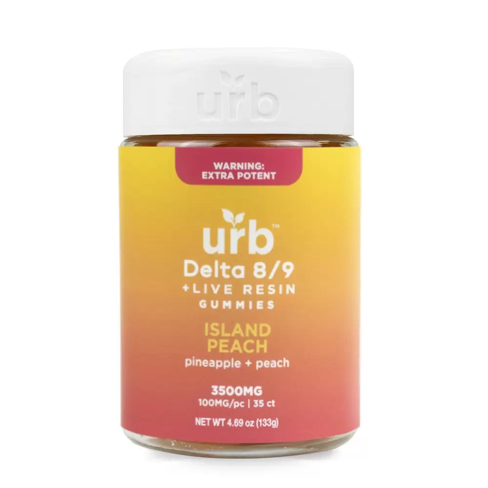 Urb D8/D9 THC 3500mg Gummy Jar