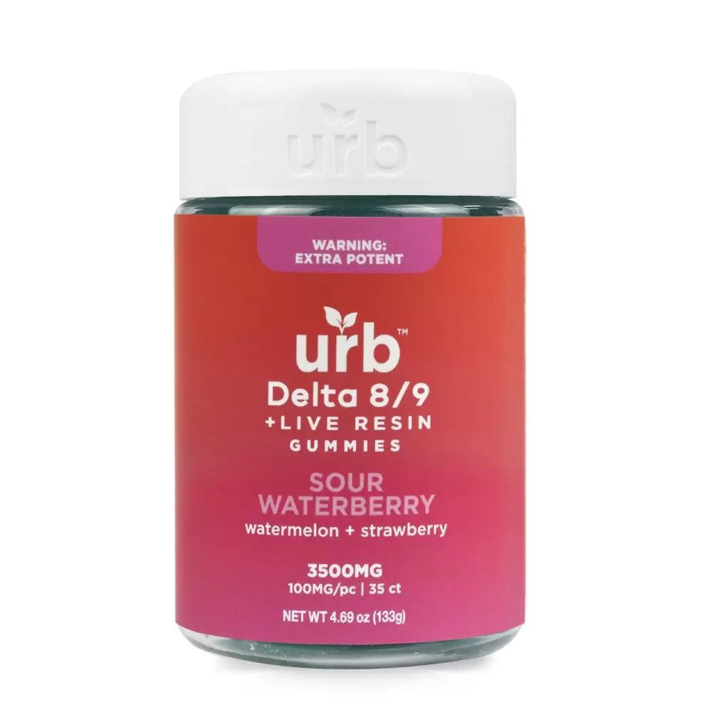 Urb D8/D9 THC 3500mg Gummy Jar